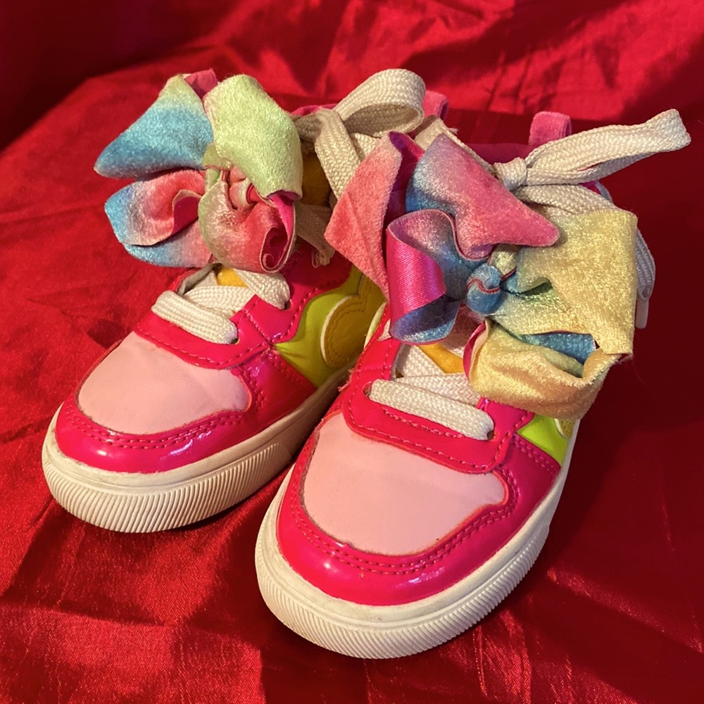 JoJo Siwa Girls High Top Sneakers SZ 8